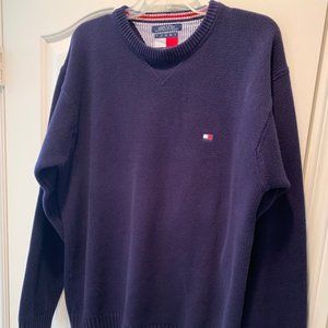 Tommy Hilfiger Men's Sweater. Dark blue, size L.